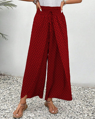 Sommerfeld | Lisette Hose mit weitem Bein und geometrischem Druck