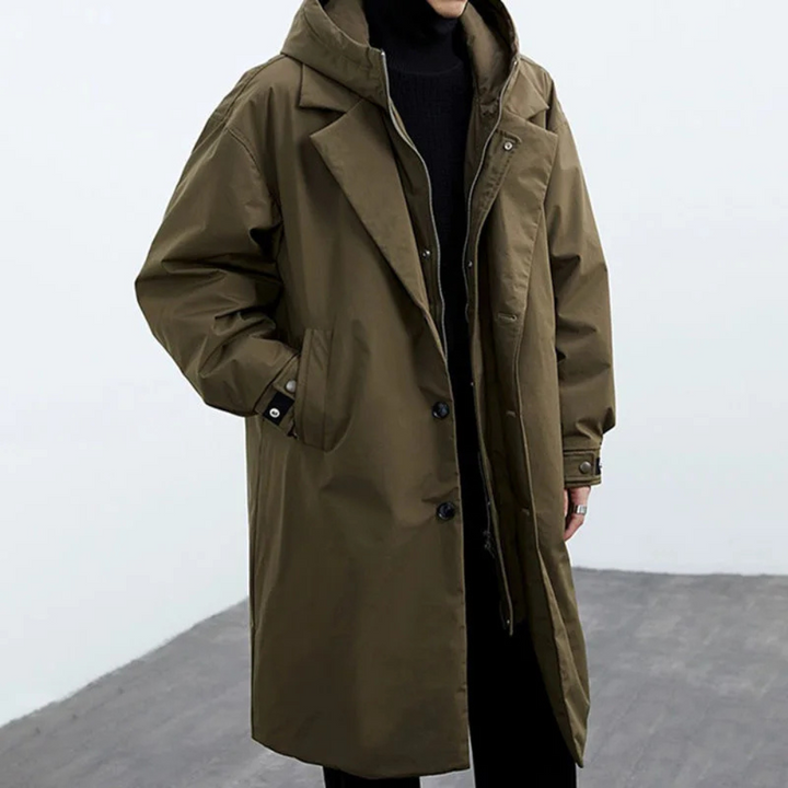 Wetterfeste Herrenjacke mit Kapuze