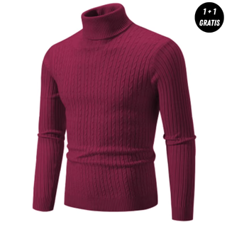 Warmer Strickpullover mit Rollkragen