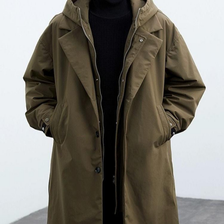 Wetterfeste Herrenjacke mit Kapuze