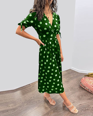 Monique | Elegantes Polka-Dots Kleid