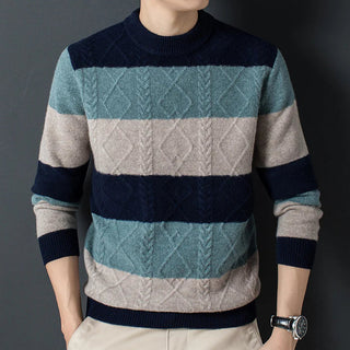 Jacquard-Pullover für elegante Wärme an kalten Tagen