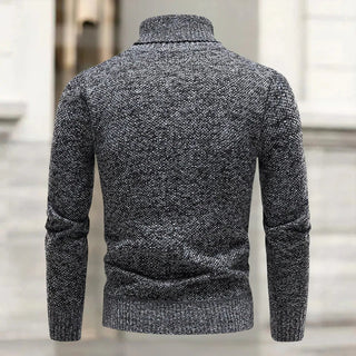 Luxuriöser Rollkragenpullover Aus Strick