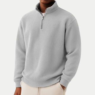 Strickpullover mit Troyer-Kragen (1 kaufen, 1 GRATIS dazu)