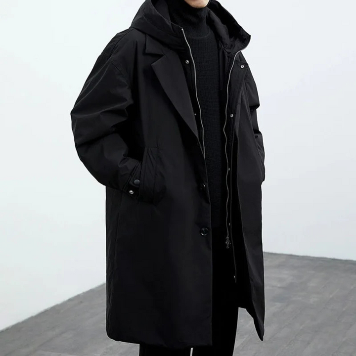 Wetterfeste Herrenjacke mit Kapuze