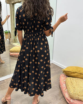 Monique | Elegantes Polka-Dots Kleid