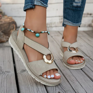 Doreen | Bequeme Slip-On Sandalen