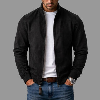Elegante Wildleder-Bomberjacke für Herren (1 Kaufen, 1 GRATIS dazu)