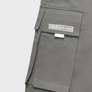 Herren Cargo Jogginghose – Lila Streetwear-Hose mit Reißverschlusstaschen &amp; Bündchen