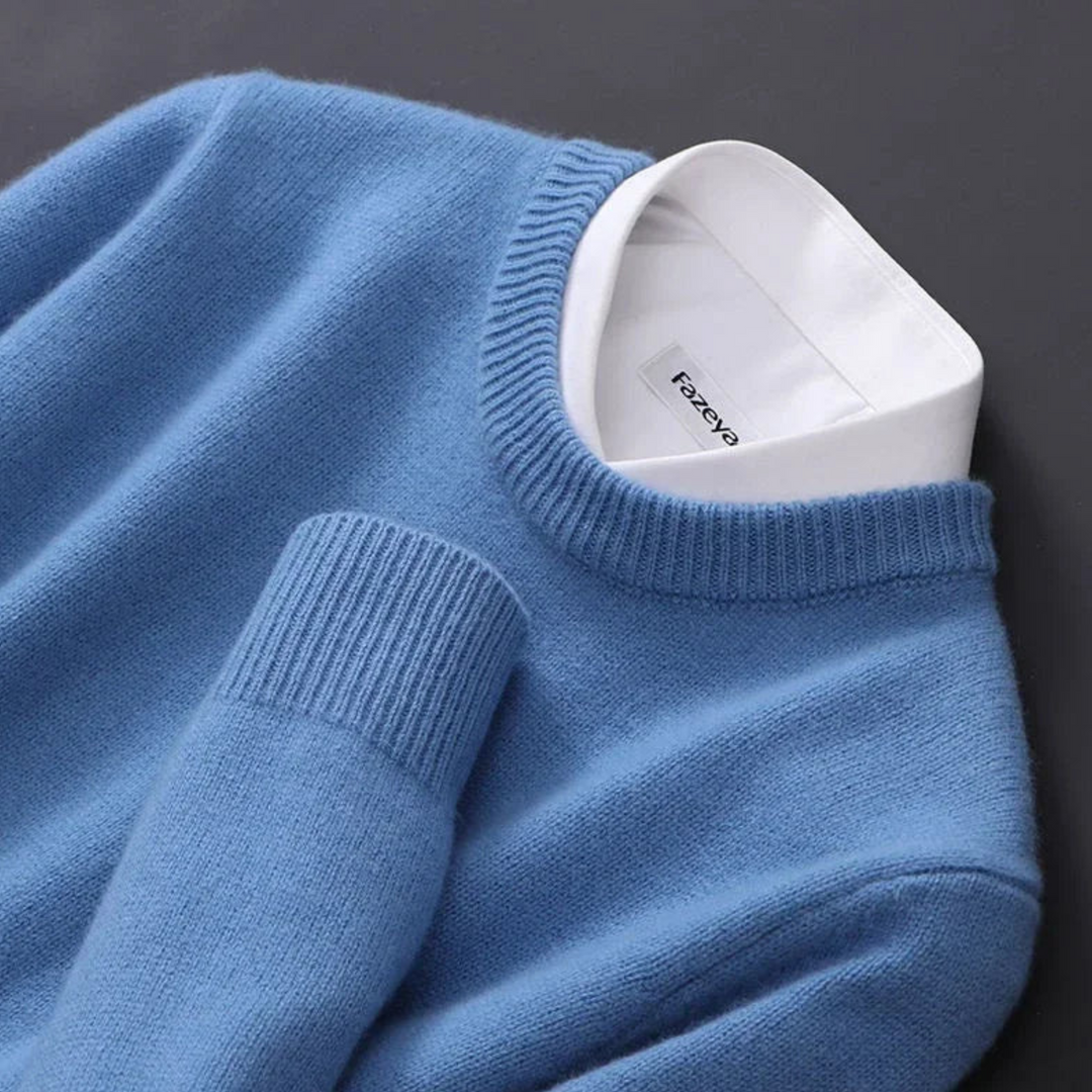 Klassischer Kaschmirpullover