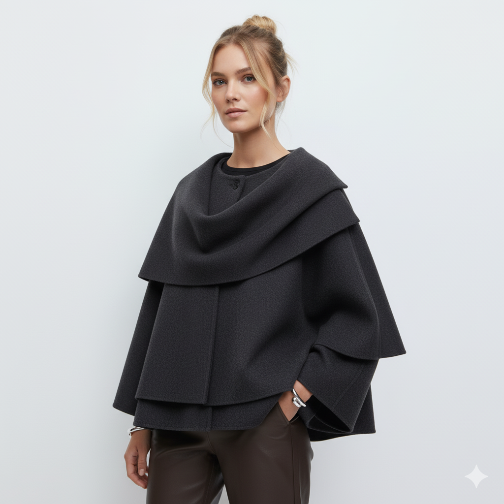 Oversize-Strickmantel für Damen