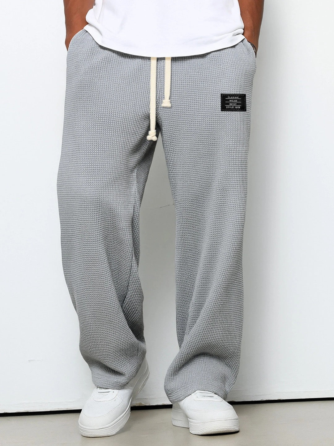 Lässige Herren-Freizeithose mit verstellbarem Bund