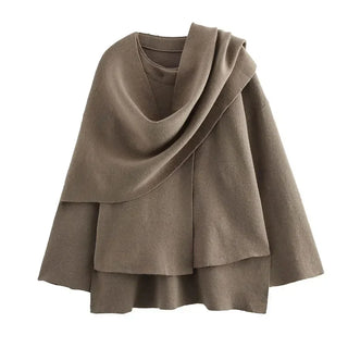 Oversize-Strickmantel für Damen