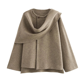 Oversize-Strickmantel für Damen
