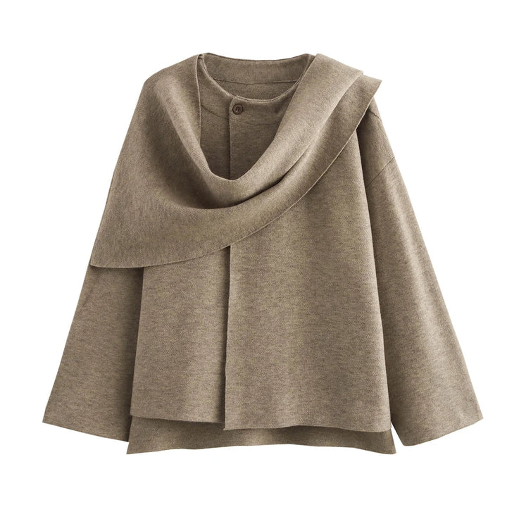 Oversize-Strickmantel für Damen