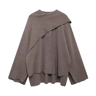 Oversize-Strickmantel für Damen