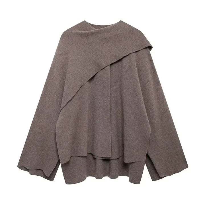 Oversize-Strickmantel für Damen