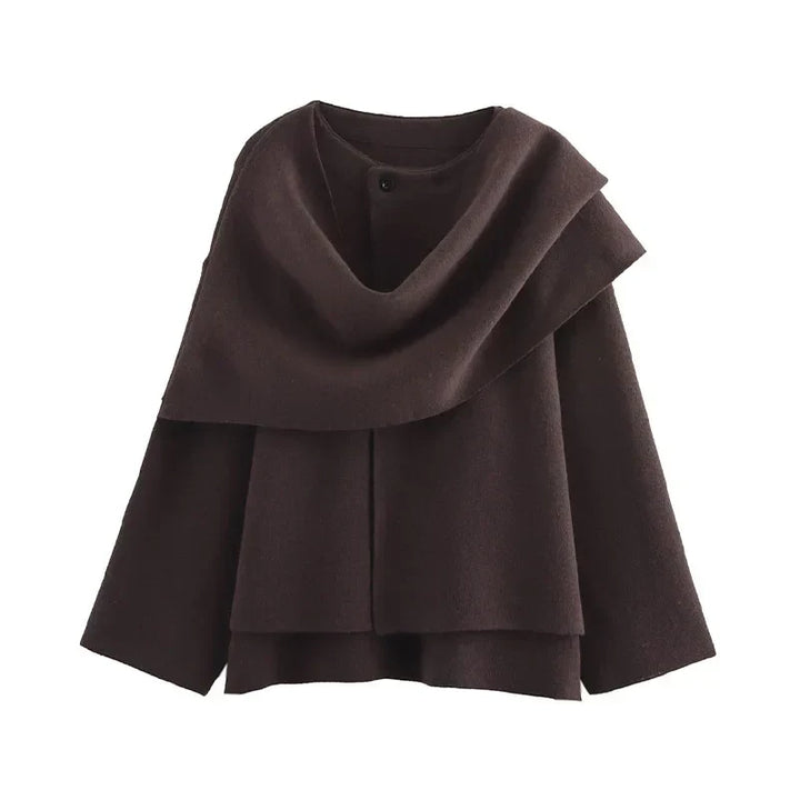 Oversize-Strickmantel für Damen