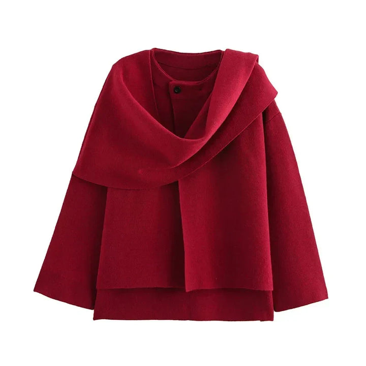 Oversize-Strickmantel für Damen