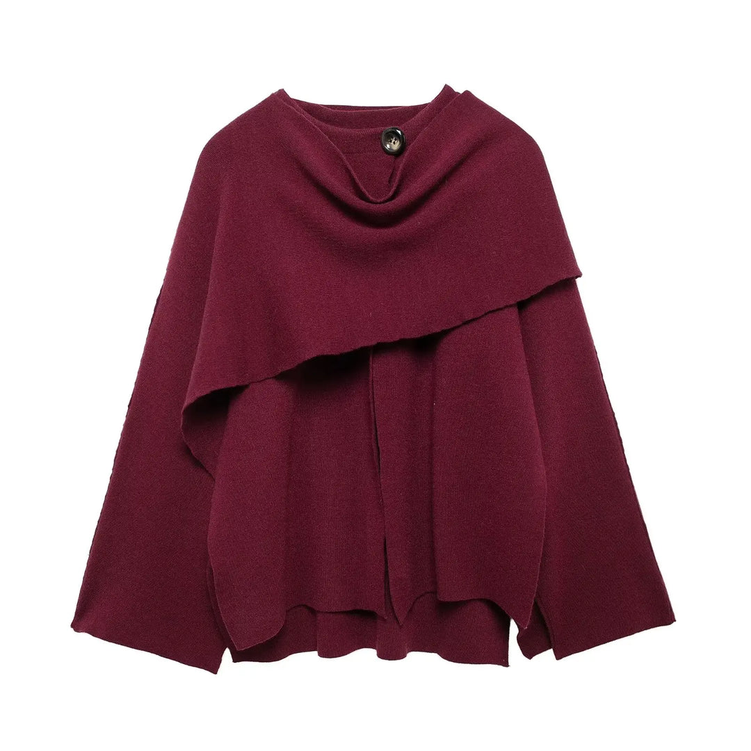 Oversize-Strickmantel für Damen