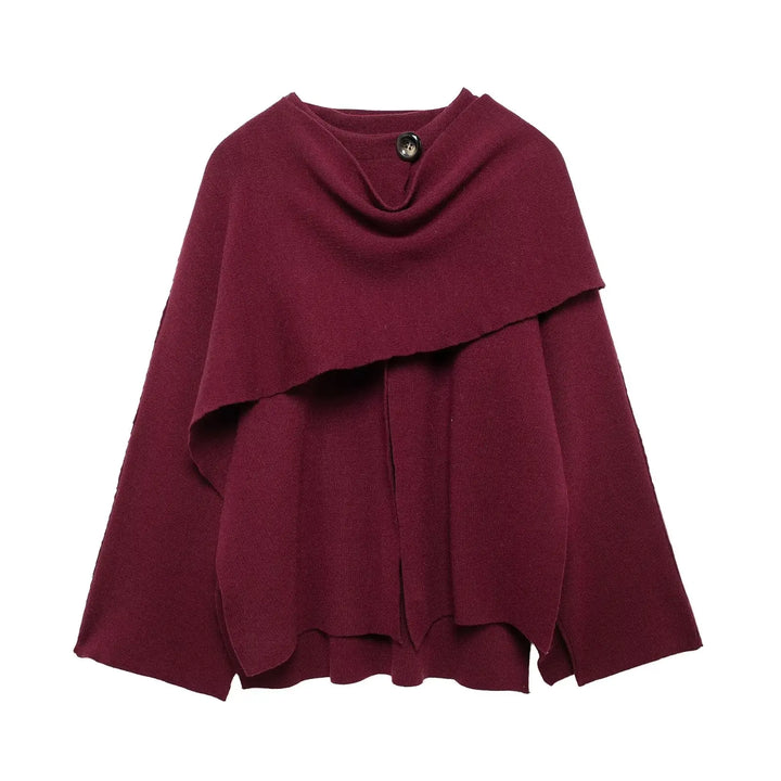Oversize-Strickmantel für Damen