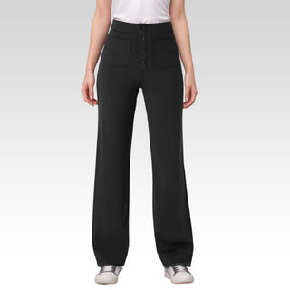 Elastische Hose mit hoher Taille