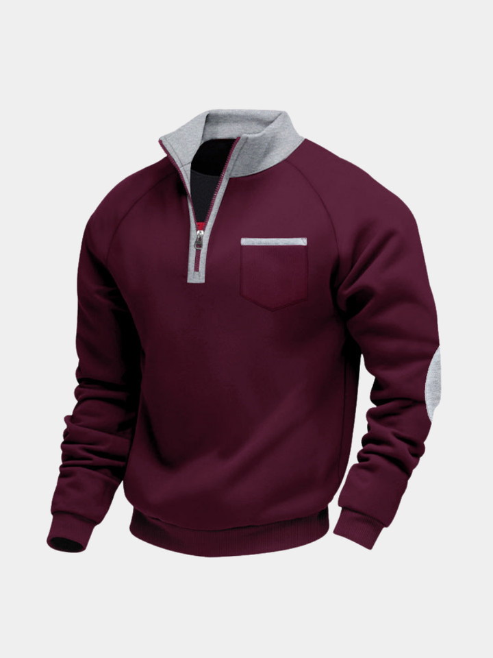 Herren-Fleece-Half-Zip-Pullover