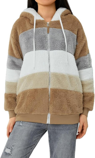 Flauschige Fleecejacke für Damen