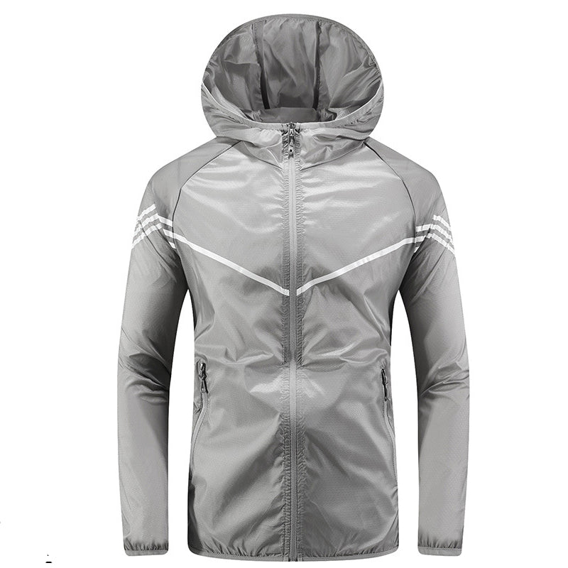 Wetterfeste Herrenjacke mit Kapuze