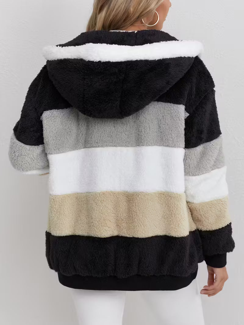 Flauschige Fleecejacke für Damen