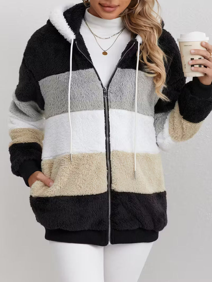 Flauschige Fleecejacke für Damen