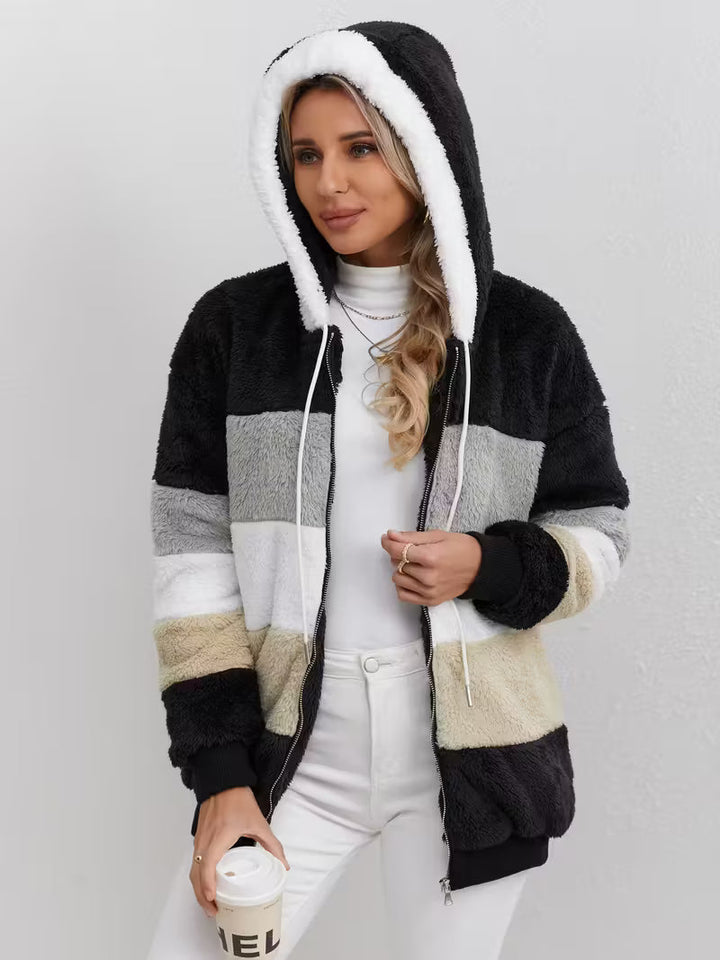 Flauschige Fleecejacke für Damen
