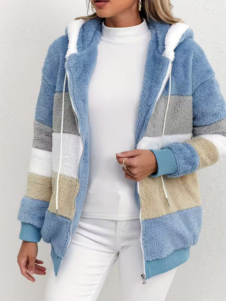 Flauschige Fleecejacke für Damen