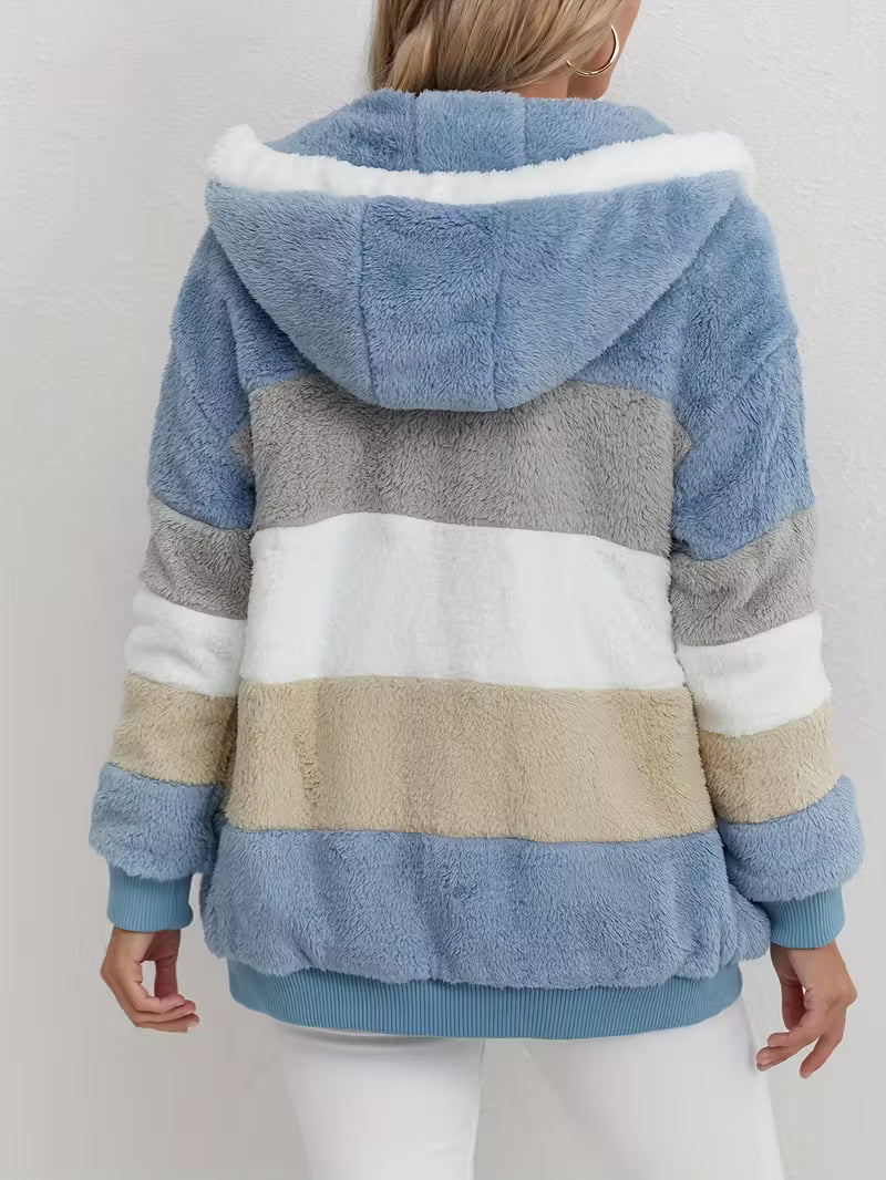 Flauschige Fleecejacke für Damen