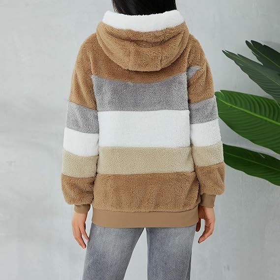Flauschige Fleecejacke für Damen