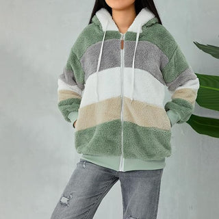 Flauschige Fleecejacke für Damen