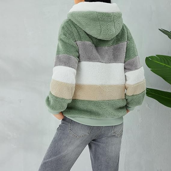 Flauschige Fleecejacke für Damen