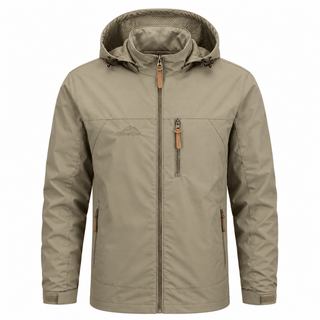 Wetterfeste Herrenjacke mit Kapuze