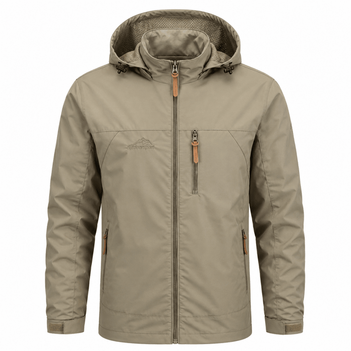 Wetterfeste Herrenjacke mit Kapuze