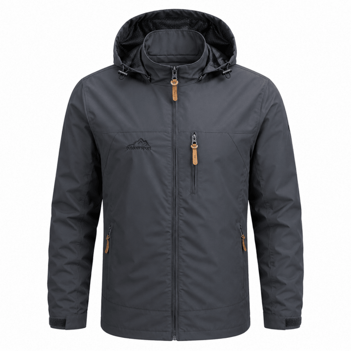 Wetterfeste Herrenjacke mit Kapuze