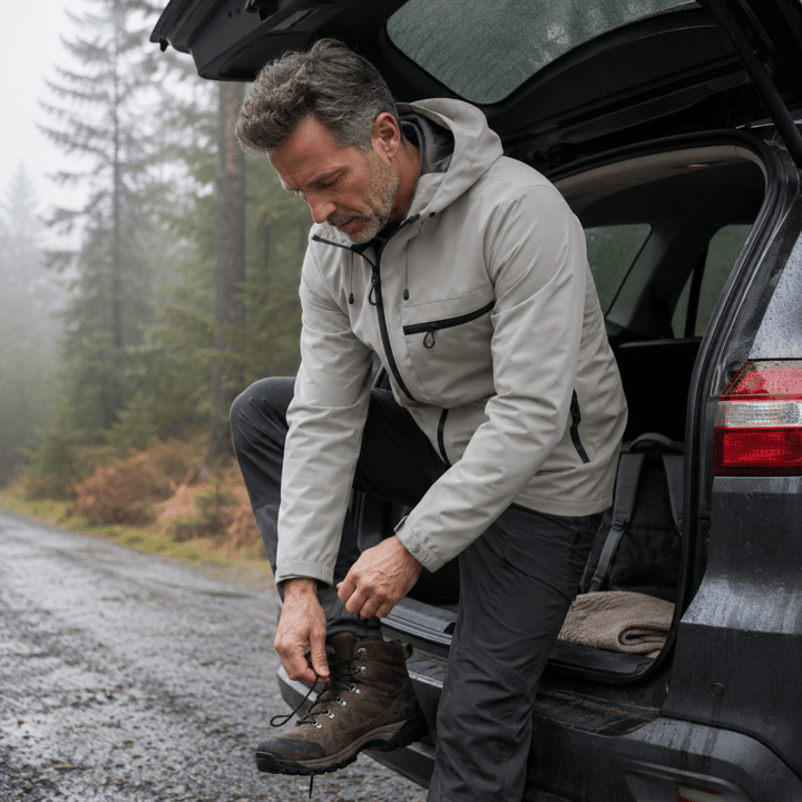 Wetterfeste Outdoorjacke für Herren