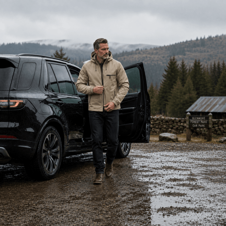 Wetterfeste Outdoorjacke für Herren