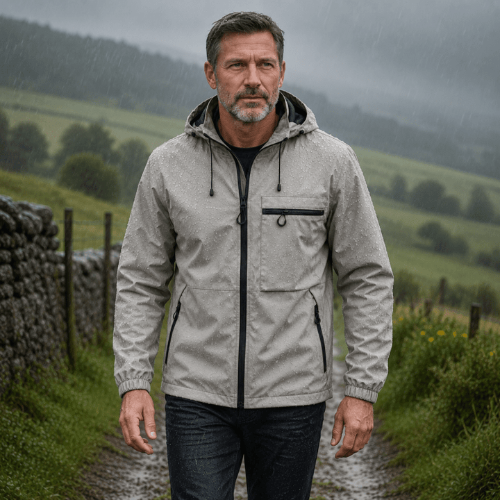 Wetterfeste Outdoorjacke für Herren