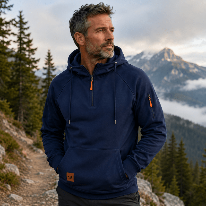 Gefütterte Yukon-Sweatjacke für Herren (1 kaufen, 1 GRATIS dazu)