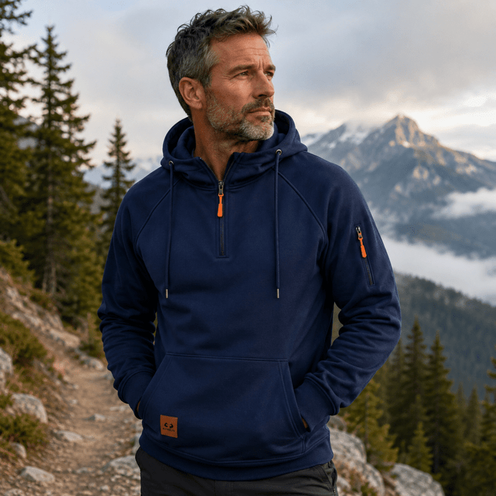 Gefütterte Yukon-Sweatjacke für Herren (1 kaufen, 1 GRATIS dazu)