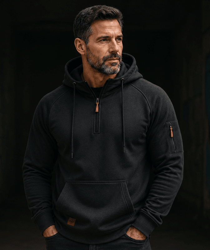 Gefütterte Yukon-Sweatjacke für Herren (1 kaufen, 1 GRATIS dazu)