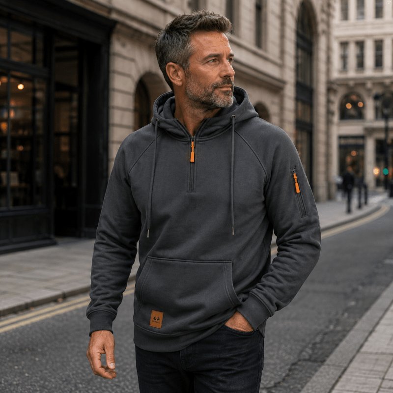 Gefütterte Yukon-Sweatjacke für Herren (1 kaufen, 1 GRATIS dazu)