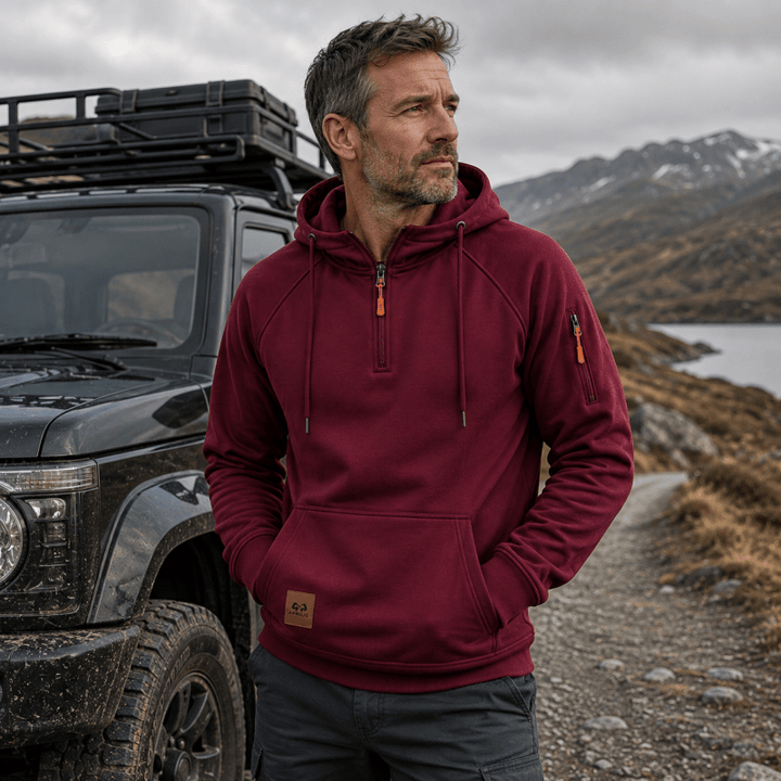 Gefütterte Yukon-Sweatjacke für Herren (1 kaufen, 1 GRATIS dazu)