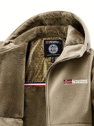 Warme Fleecejacke für Herren