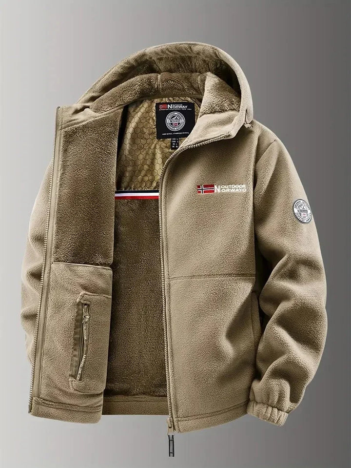 Warme Fleecejacke für Herren